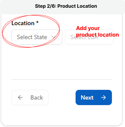 Step 2 - Your Business Location
